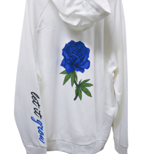 Medium-Weight White Pull Over Hoodie - Image 2
